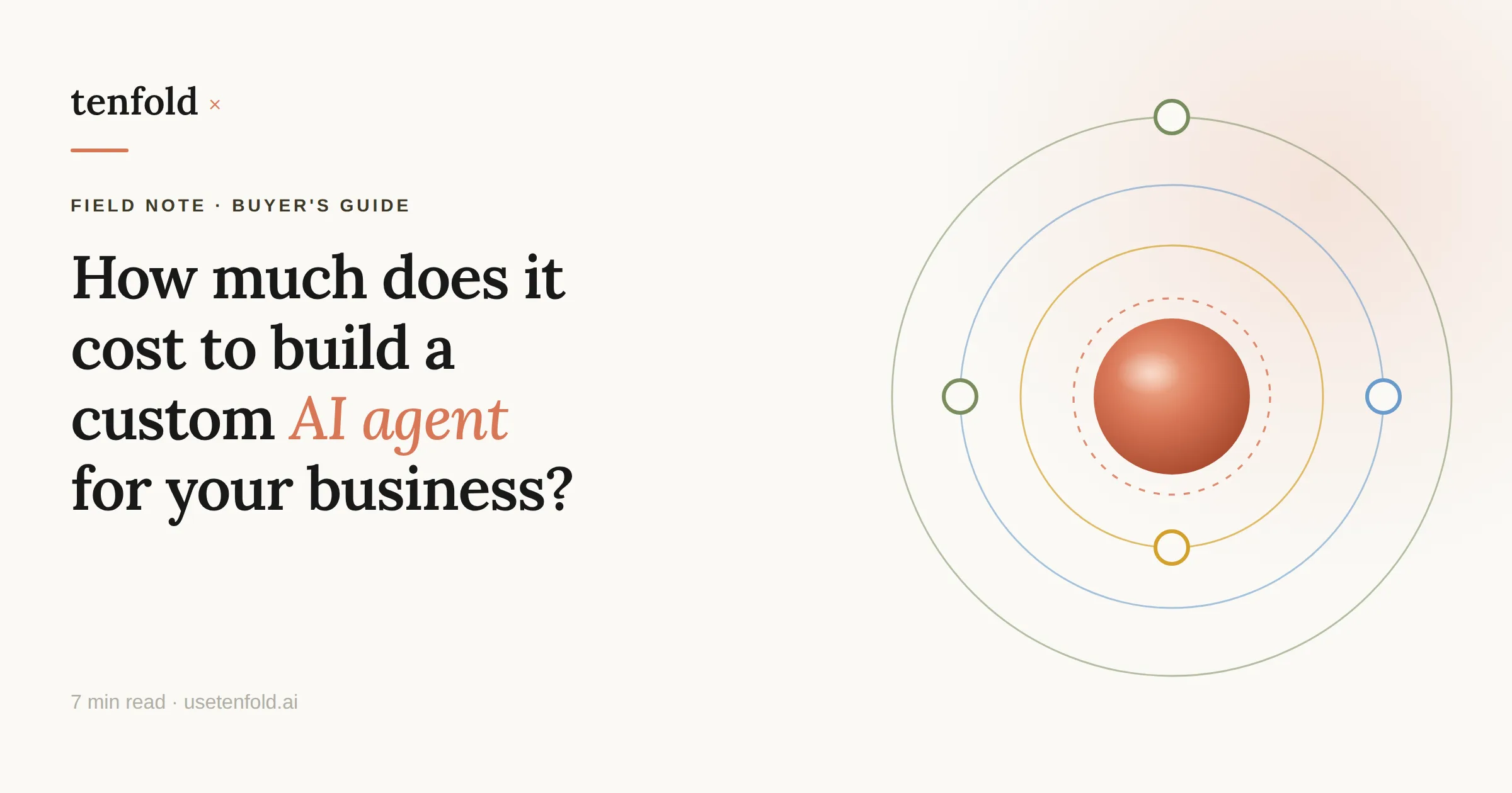 How Much Does It Cost to Build a Custom AI Agent for Your Business?