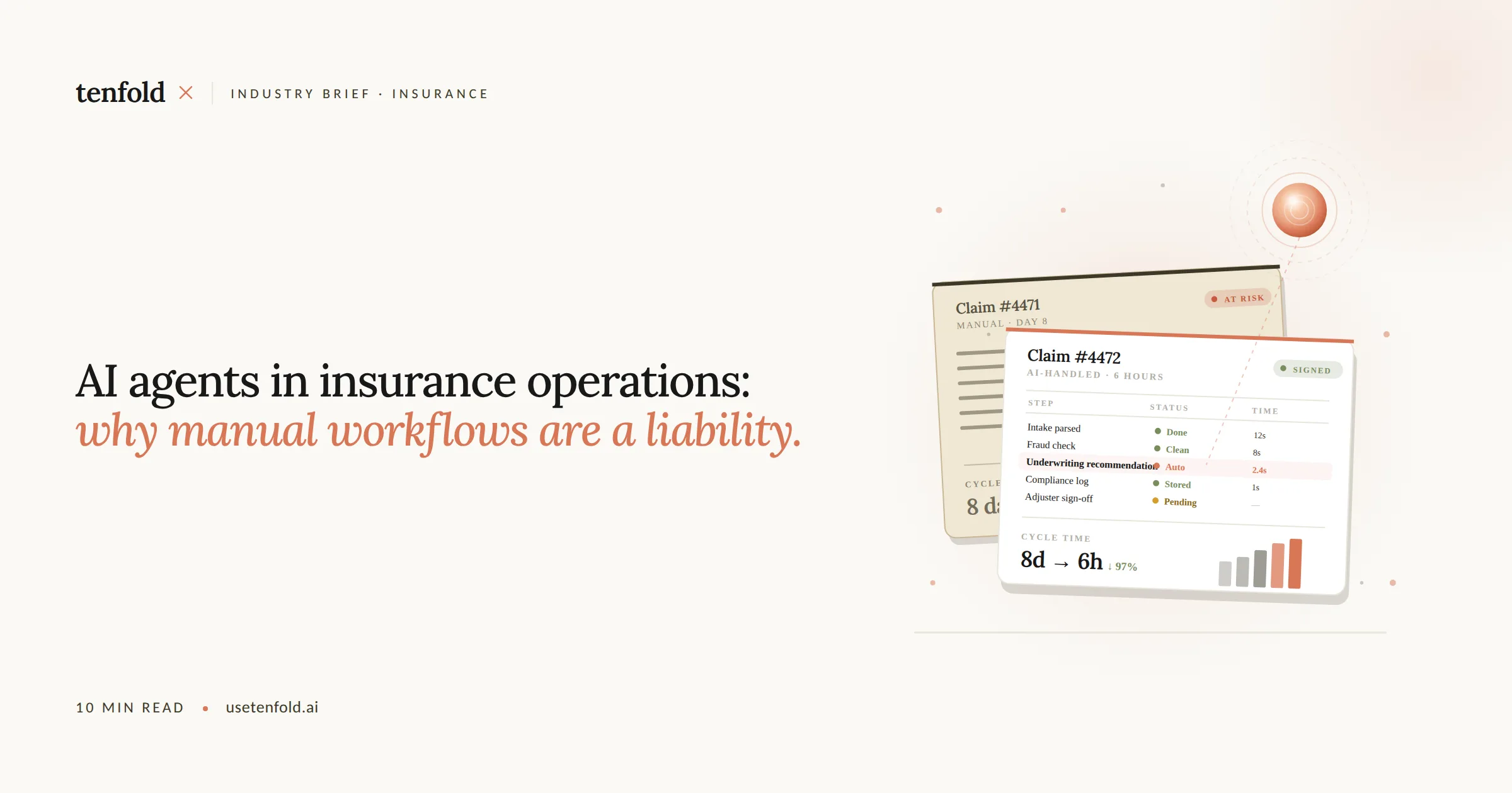 AI Agents in Insurance Operations: Why Manual Workflows Are a Liability